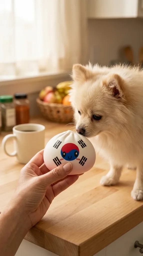 Flag Squishy Dumpling Korea Południowa z pluszakiem