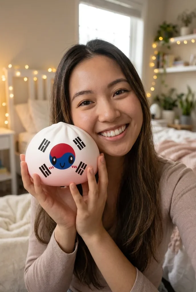 Flag Squishy Dumpling Korea Południowa na co dzień