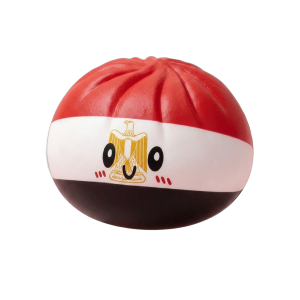 Flag Dumpling Squishy Egipt ściskany w dłoni