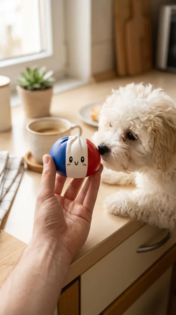 France Flag Squishy Dumpling Trójkolorowy z pluszakiem
