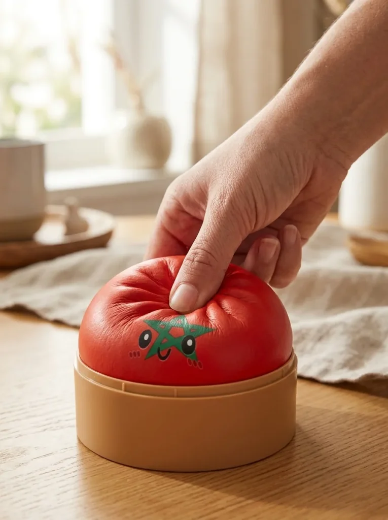 Flag Squishy Dumpling Maroko podczas ściskania
