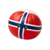 Flag Squishy Dumpling Norwegia z Koszykiem Bambusowym ściskany w dłoni