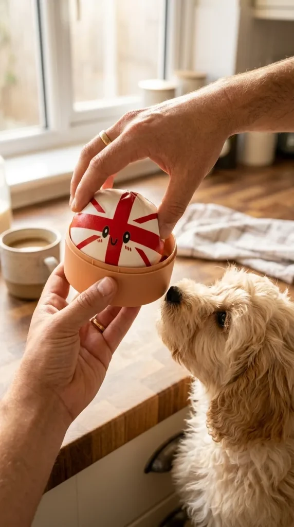 Flag Squishy Toy Dumpling Wielka Brytania z pluszakiem