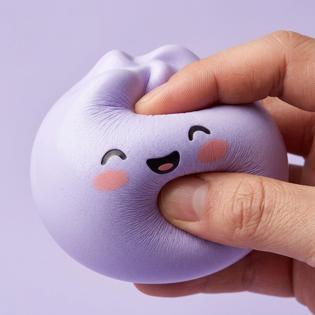 Dumpling Squishy Mystery Niespodzianka efekt slow-rise w akcji