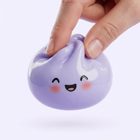 Dumpling Squishy Mystery Niespodzianka ściskany w dłoni