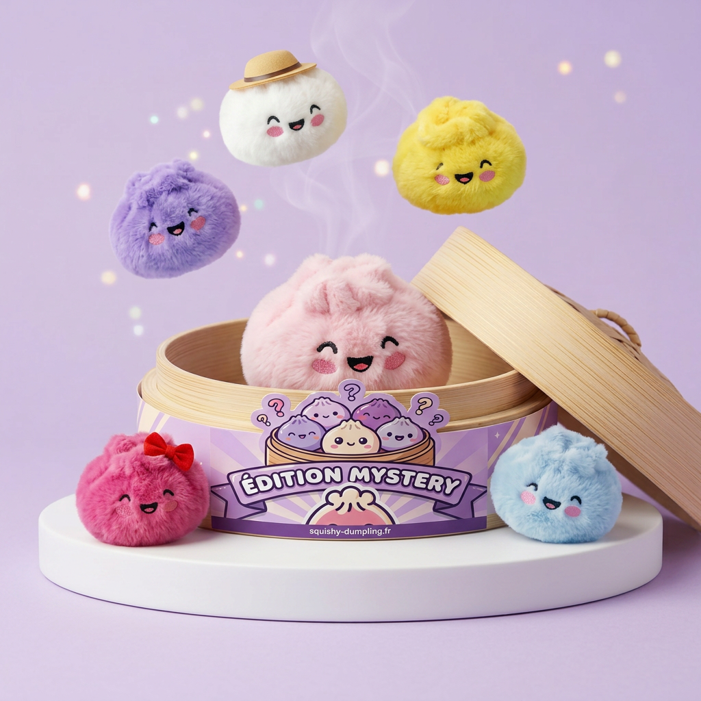 Dumpling Squishy Mystery Niespodzianka ściskany w dłoni