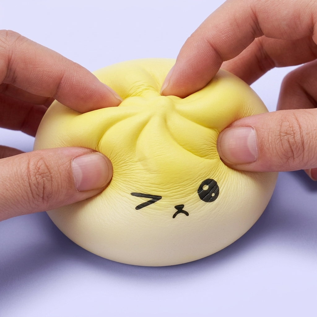 Mystery Dumpling Squishy Niespodzianka Viral efekt slow-rise w akcji