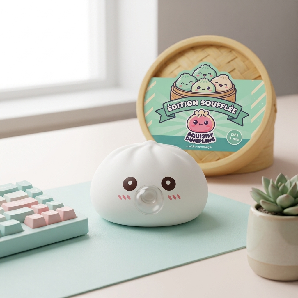 Giant Dumpling Squishy Biały Obłok w codziennej aranżacji