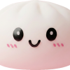 Dumpling Squishy Śnieżnobiały ściskany w dłoni