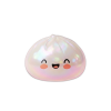 Dumpling Squishy Biały Obłok ściskany w dłoni