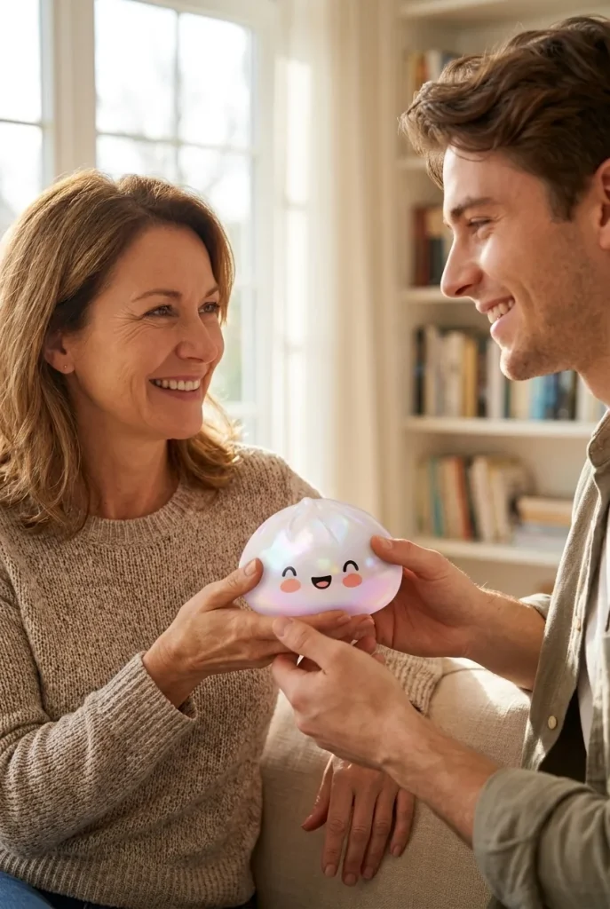 Dumpling Squishy Biały Obłok jako pomysł na prezent