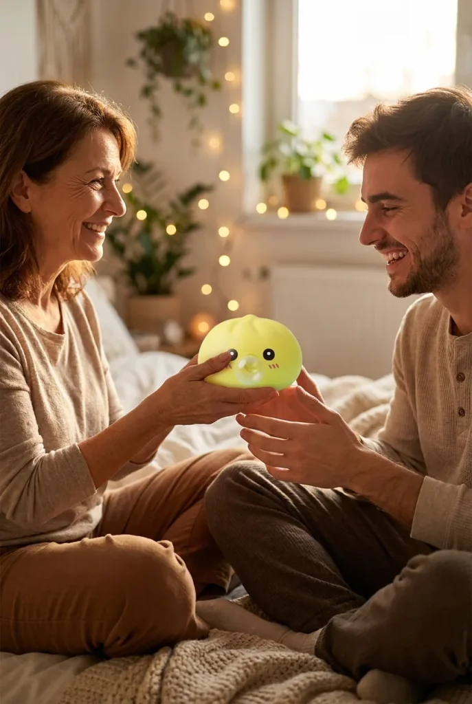 Jumbo Dumpling Squishy Żółty XXL jako pomysł na prezent