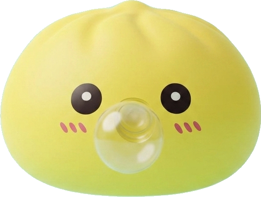 Jumbo Dumpling Squishy Żółty XXL ściskany w dłoni