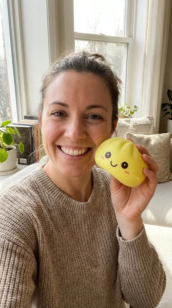 Dumpling Squishy Lampka Nocna Słoneczny Żółty na co dzień