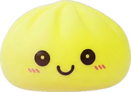 Dumpling Squishy Lampka Nocna Słoneczny Żółty ściskany w dłoni