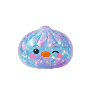 Squishy Dumpling Pingwin Niebieski Galaxy ściskany w dłoni
