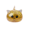 Dumpling Squishy Jednorożec Glitter Złoty ściskany w dłoni