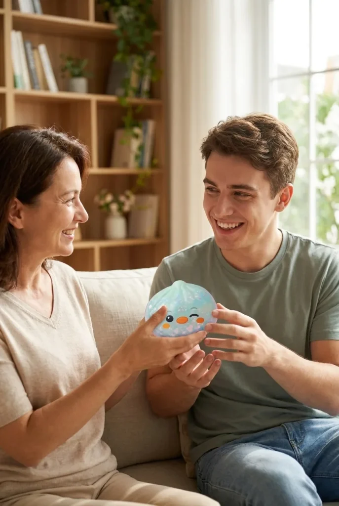 Dumpling Squishy Pingwin Mrożona Mięta jako pomysł na prezent