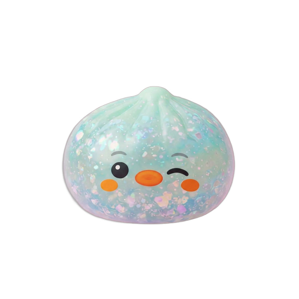 Dumpling Squishy Pingwin Mrożona Mięta ściskany w dłoni