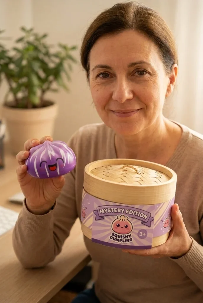 Squishy Dumpling Mystery Happy Faces – Wesołe Buźki z pudełkiem