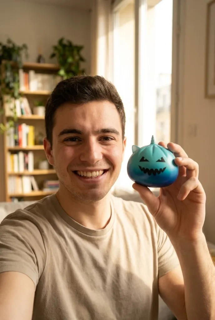 Dumpling Squishy Mystery Halloween Rogaty Jednorożec na co dzień