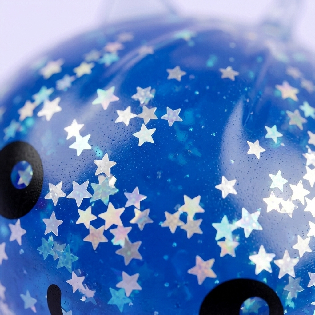 Squishy Dumpling Jednorożec Mystery Glitter makro tekstury pianki