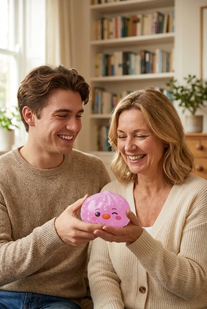 Squishy Dumpling Pingwin Cukierkowy Róż jako pomysł na prezent