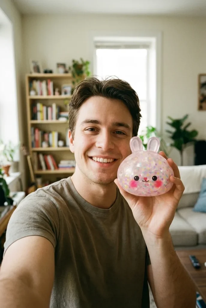 Bunny Dumpling Squishy Bąbelkowy na co dzień