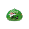 Glitter Dumpling Squishy Zielony Zrzęda Świąteczny ściskany w dłoni