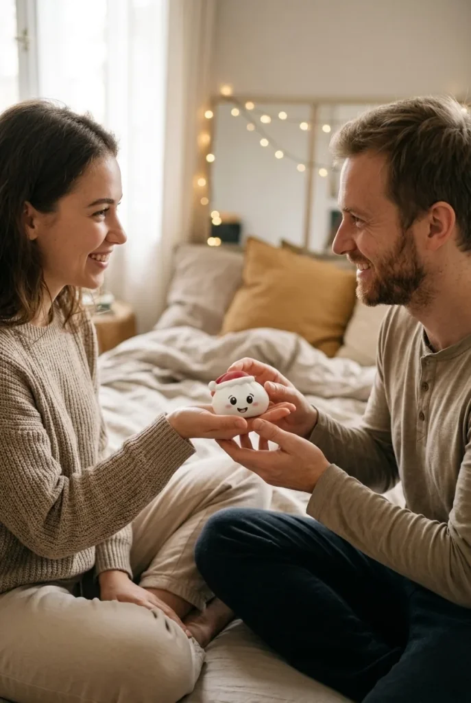 Dumpling Squishy Czapka Mikołaja Zestaw 4 szt jako pomysł na prezent