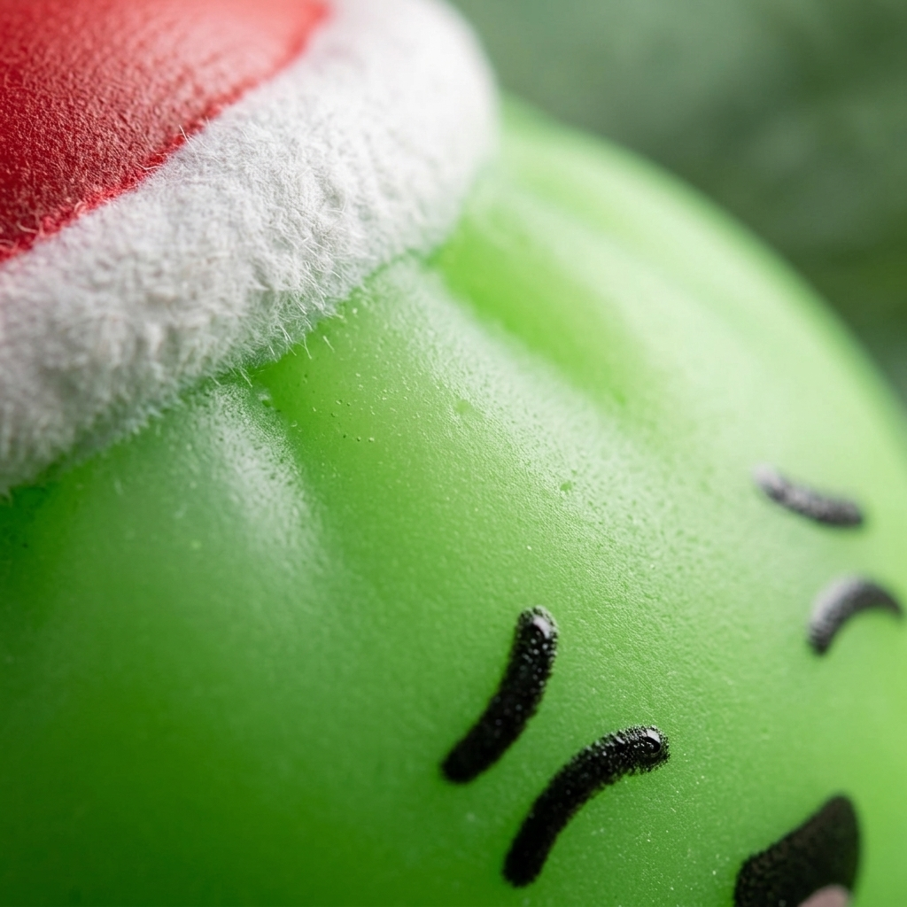 Dumpling Squishy Czapka Mikołaja Zestaw 4 szt makro tekstury pianki