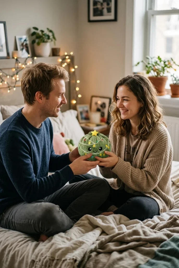Dumpling Squishy Choinka ze Światełkami jako pomysł na prezent