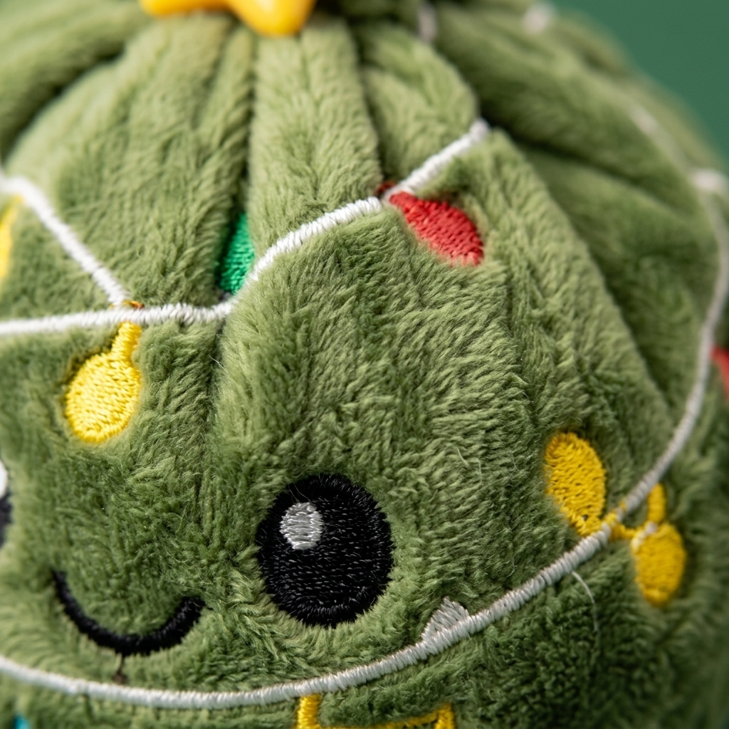 Dumpling Squishy Choinka ze Światełkami makro tekstury pianki