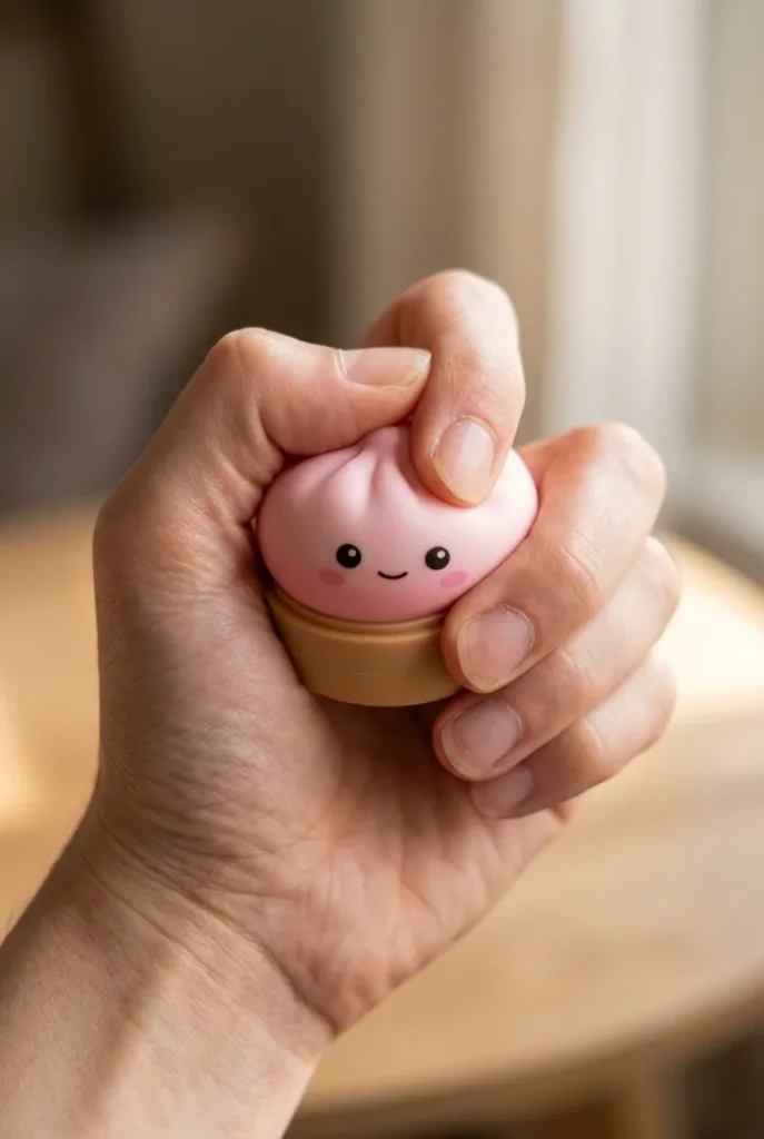Dumpling Squishy Kalendarz Adwentowy Sanki Mikołaja 24 szt. podczas ściskania