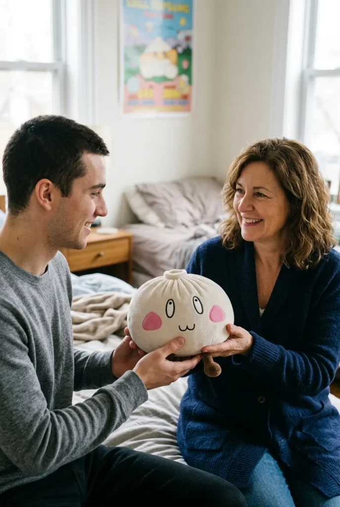 Giant Dumpling Squishy Wesoła Twarz jako pomysł na prezent