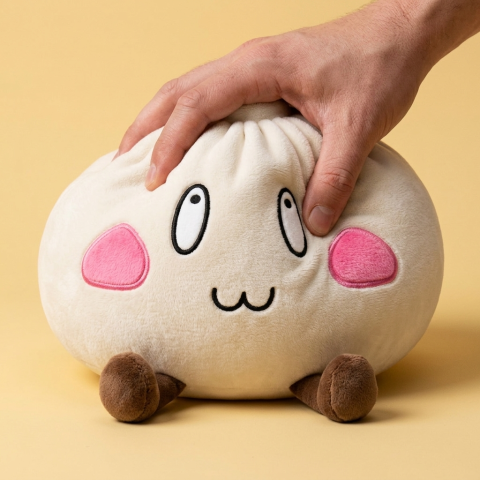 Giant Dumpling Squishy Wesoła Twarz efekt slow-rise w akcji