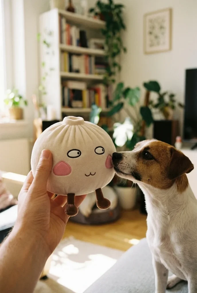 Squishy Dumpling Gigant Dumny i Zadziorny z pluszakiem