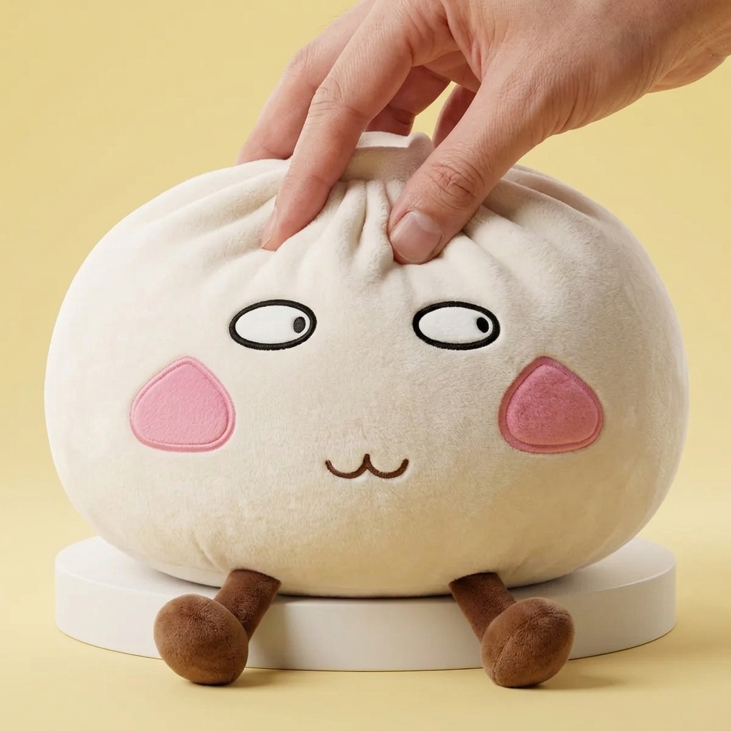 Squishy Dumpling Gigant Dumny i Zadziorny ściskany w dłoni