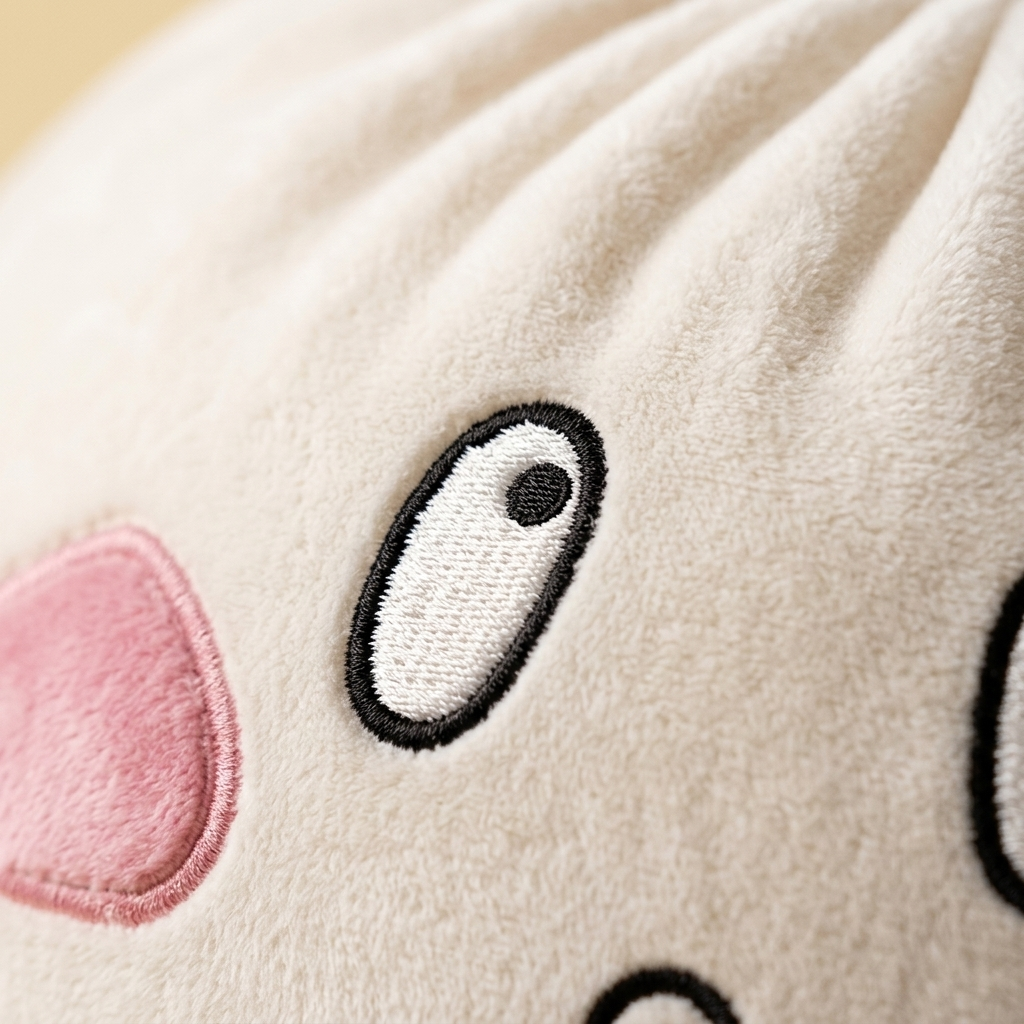 Squishy Dumpling Giant Sad Smutna Minka 28 cm makro tekstury pianki