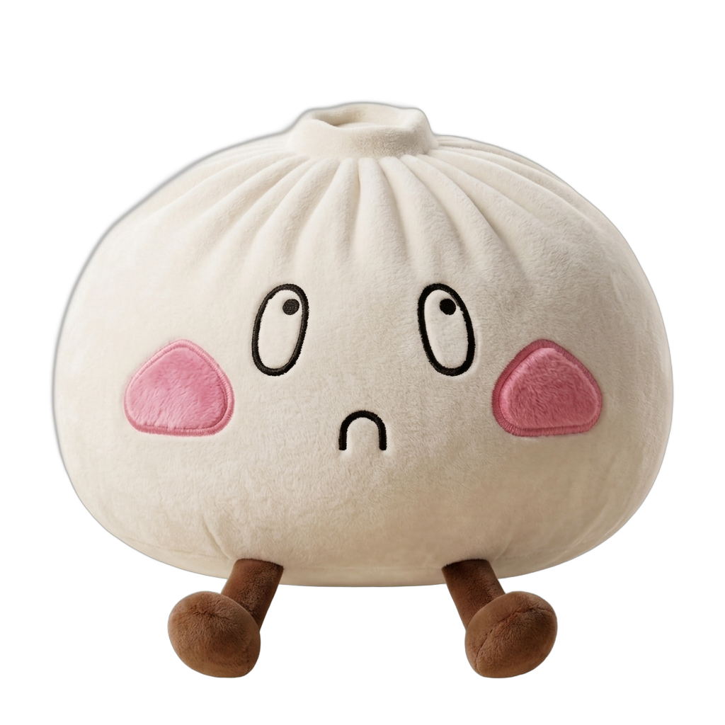 Squishy Dumpling Giant Sad Smutna Minka 28 cm ściskany w dłoni