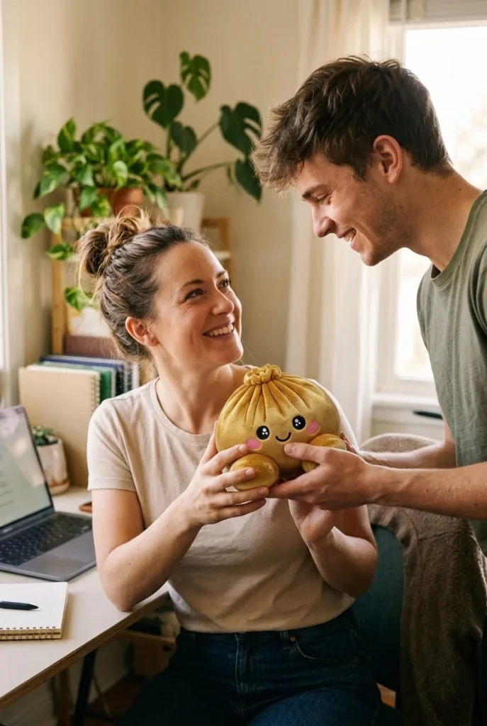 Squishy Dumpling Złoty Royal jako pomysł na prezent