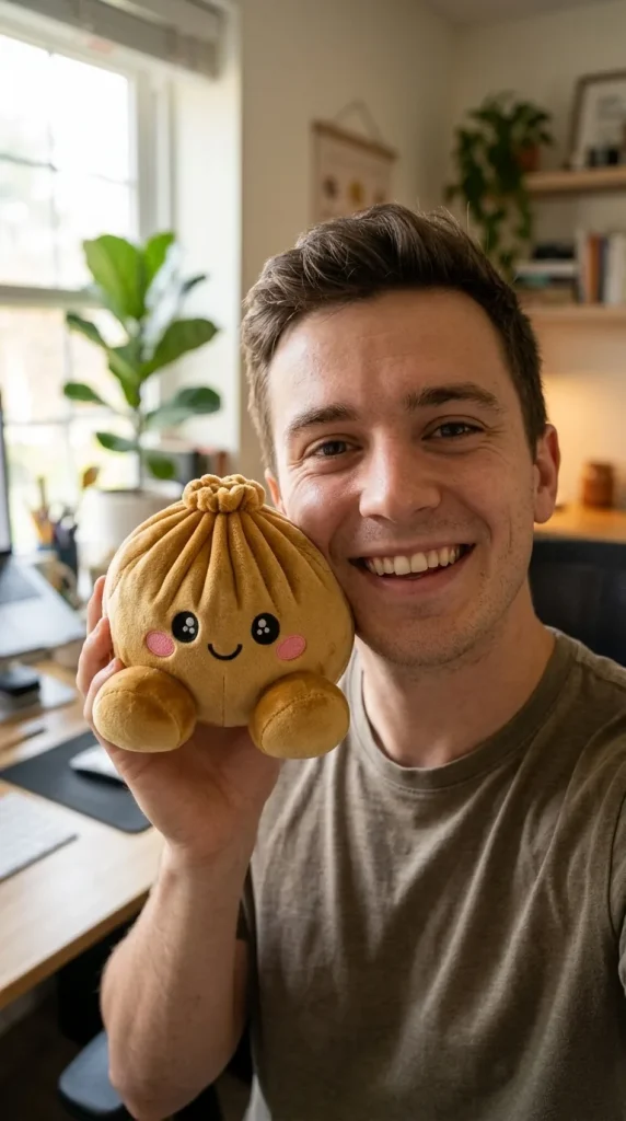 Squishy Dumpling Złoty Royal na co dzień
