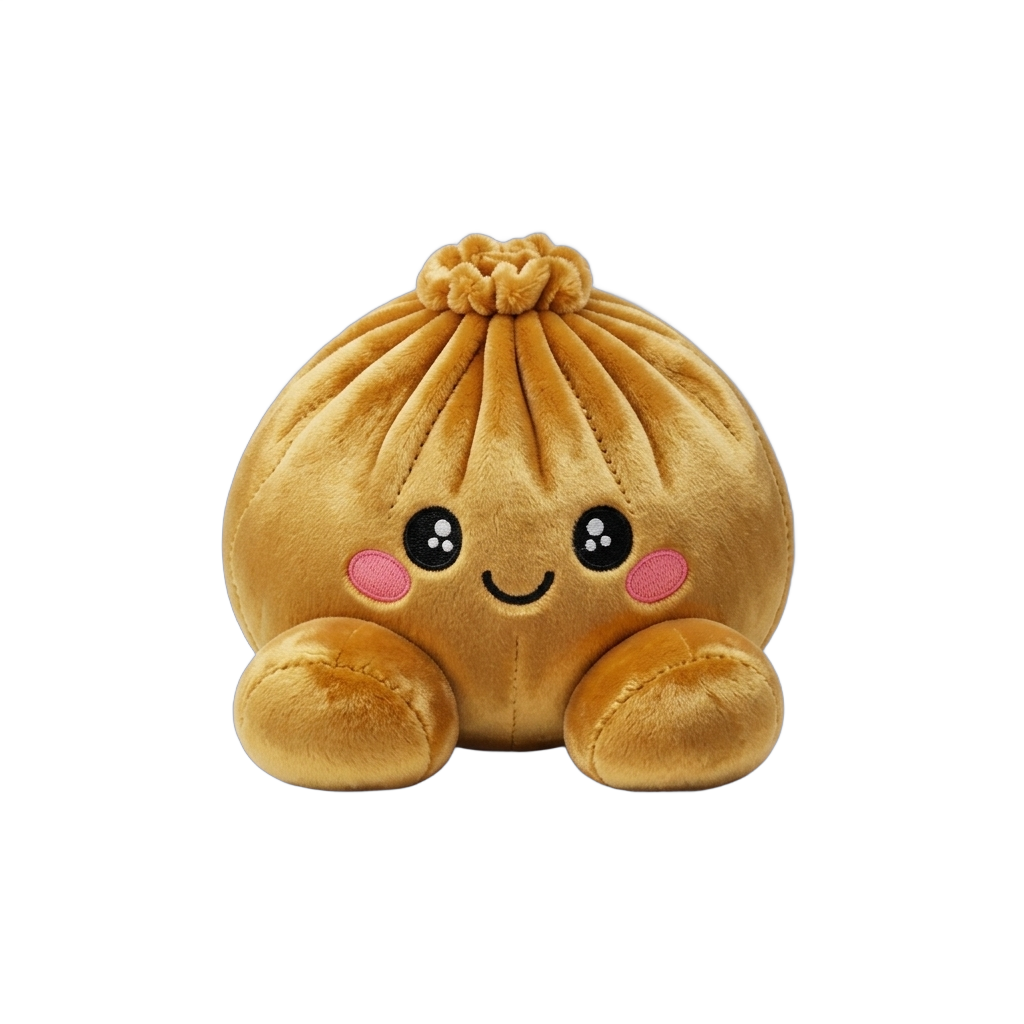 Squishy Dumpling Złoty Royal ściskany w dłoni