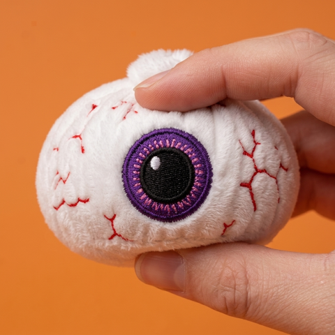 Squishy Dumpling Halloween Oko Fioletowe ściskany w dłoni