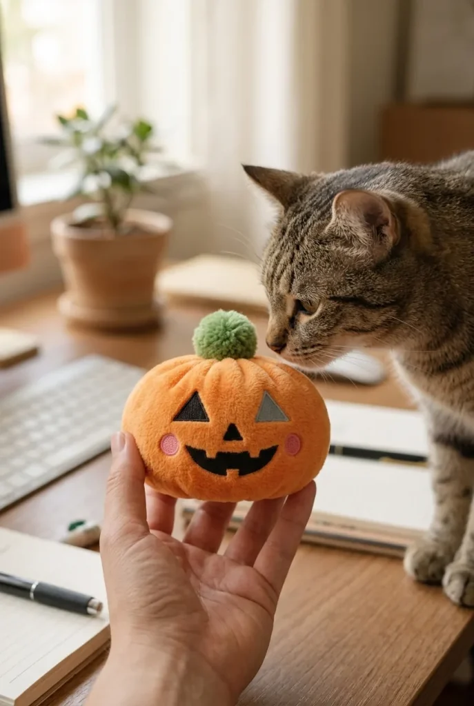 Squishy Dumpling Halloween Dynia z pluszakiem