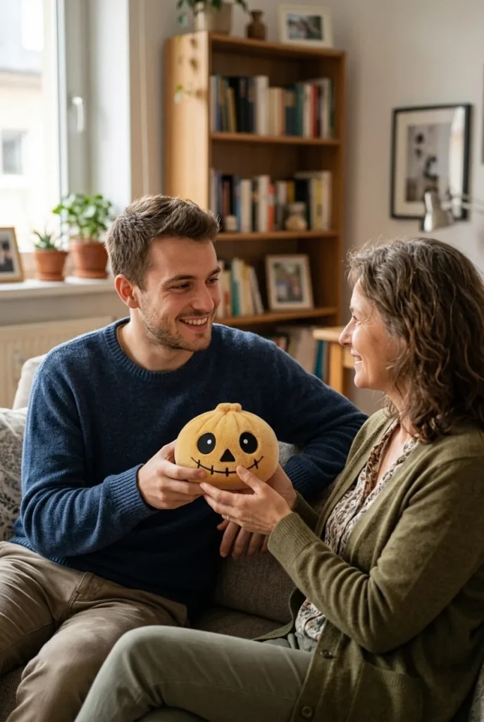 Squishy Dumpling Szkielet Halloween Uśmiech jako pomysł na prezent