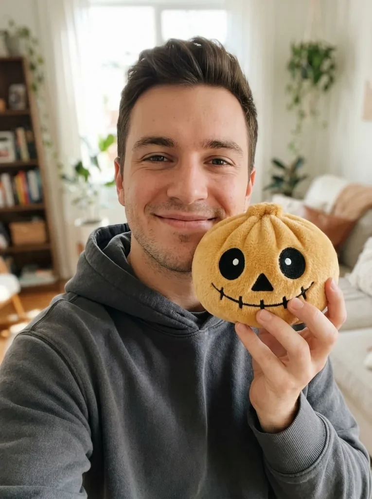 Squishy Dumpling Szkielet Halloween Uśmiech na co dzień