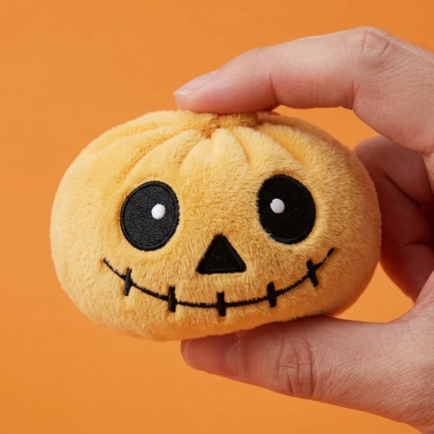 Squishy Dumpling Szkielet Halloween Uśmiech ściskany w dłoni