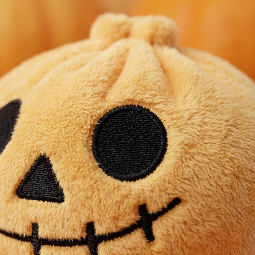 Squishy Dumpling Szkielet Halloween Uśmiech makro tekstury pianki