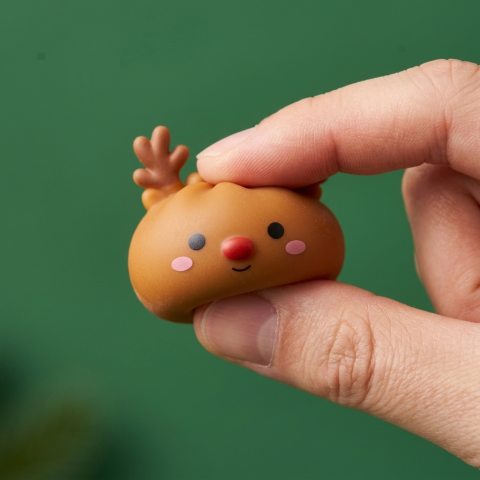 Kalendarz Adwentowy Squishy Dumpling Mochi Piernik 24 szt ściskany w dłoni